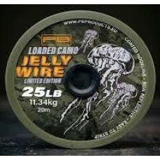 PB Products Jellywire Loaded Camo 25lb Coated Hooklink 20m 
